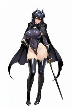 美腿是弱点的魔界女帝被捕获凌辱